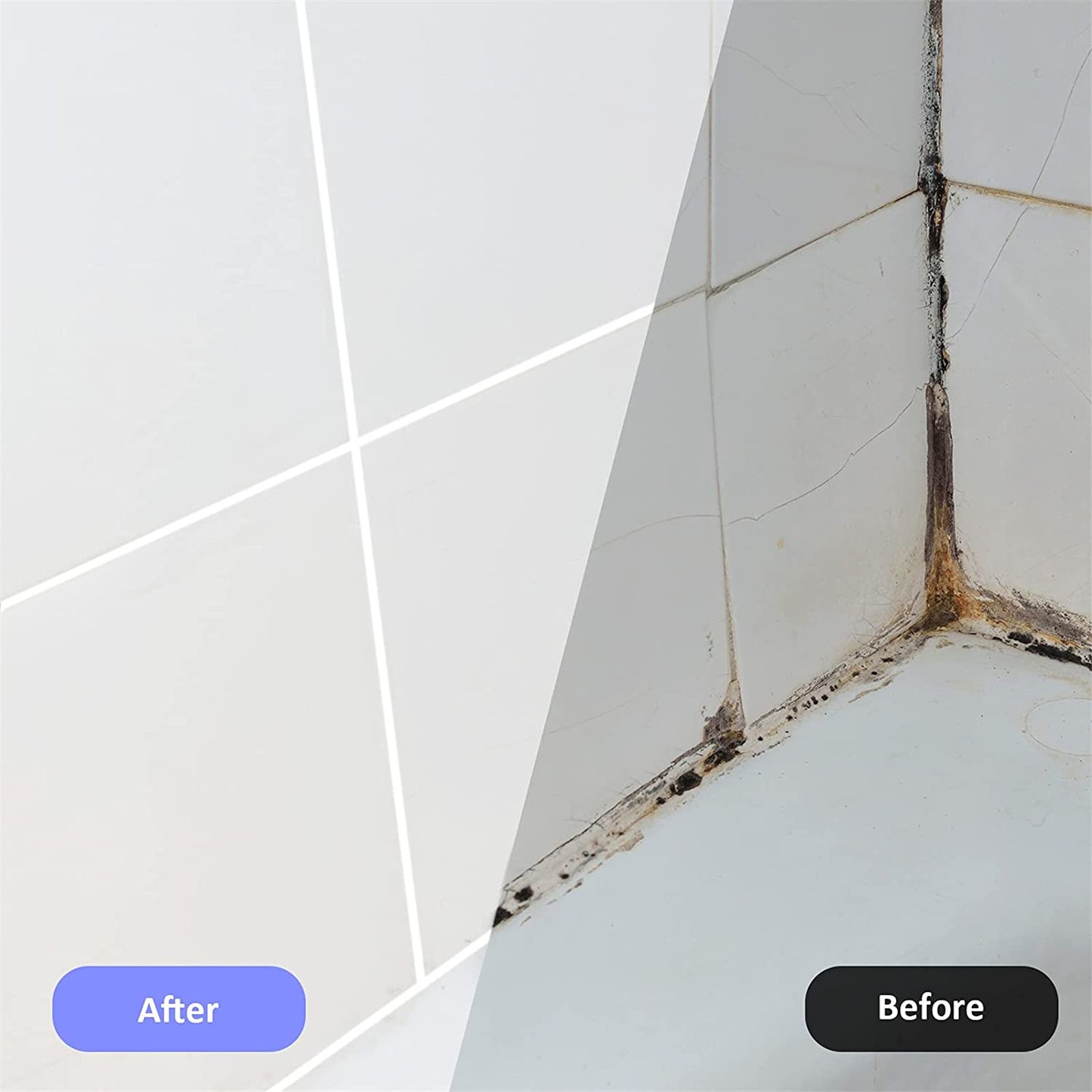 Flysea FS-53 Bathroom Kitchen Tile Grout Filler Pen Wall Floor Tile Repair Marker Pen - White