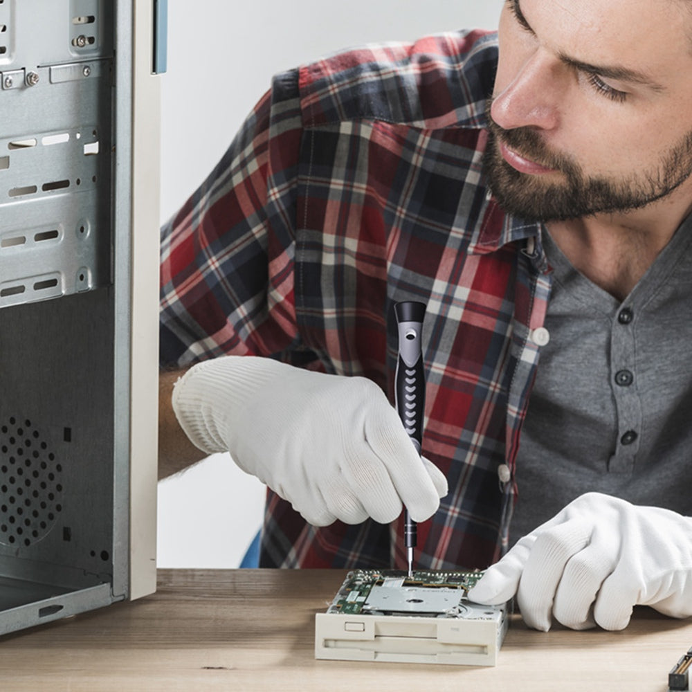 KING&#39;SDUN KS-840071 25-in-1 Precision CRV Screwdriver Set with 17-Bits / Tweezers Portable Repair Tool Kit for Mobile Phones, Drones