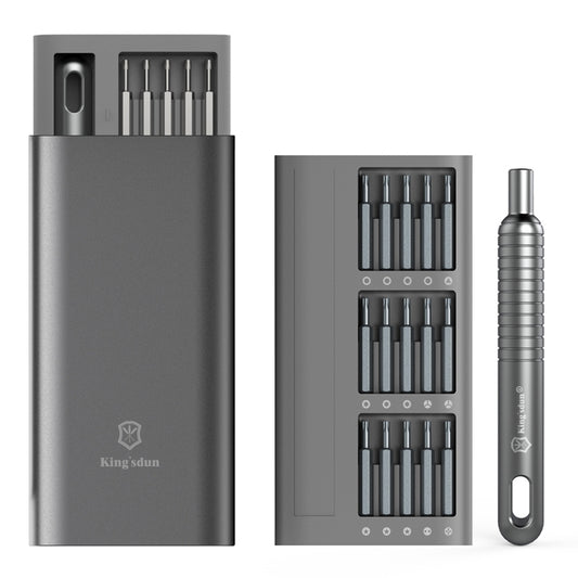 KING&#39;SDUN KS-840031 30 in 1 Mini Precision Repair Tool Kit Portable Magnetic Screwdriver Set with 30Pcs Bits for Watches, Cameras, Mobile Phones