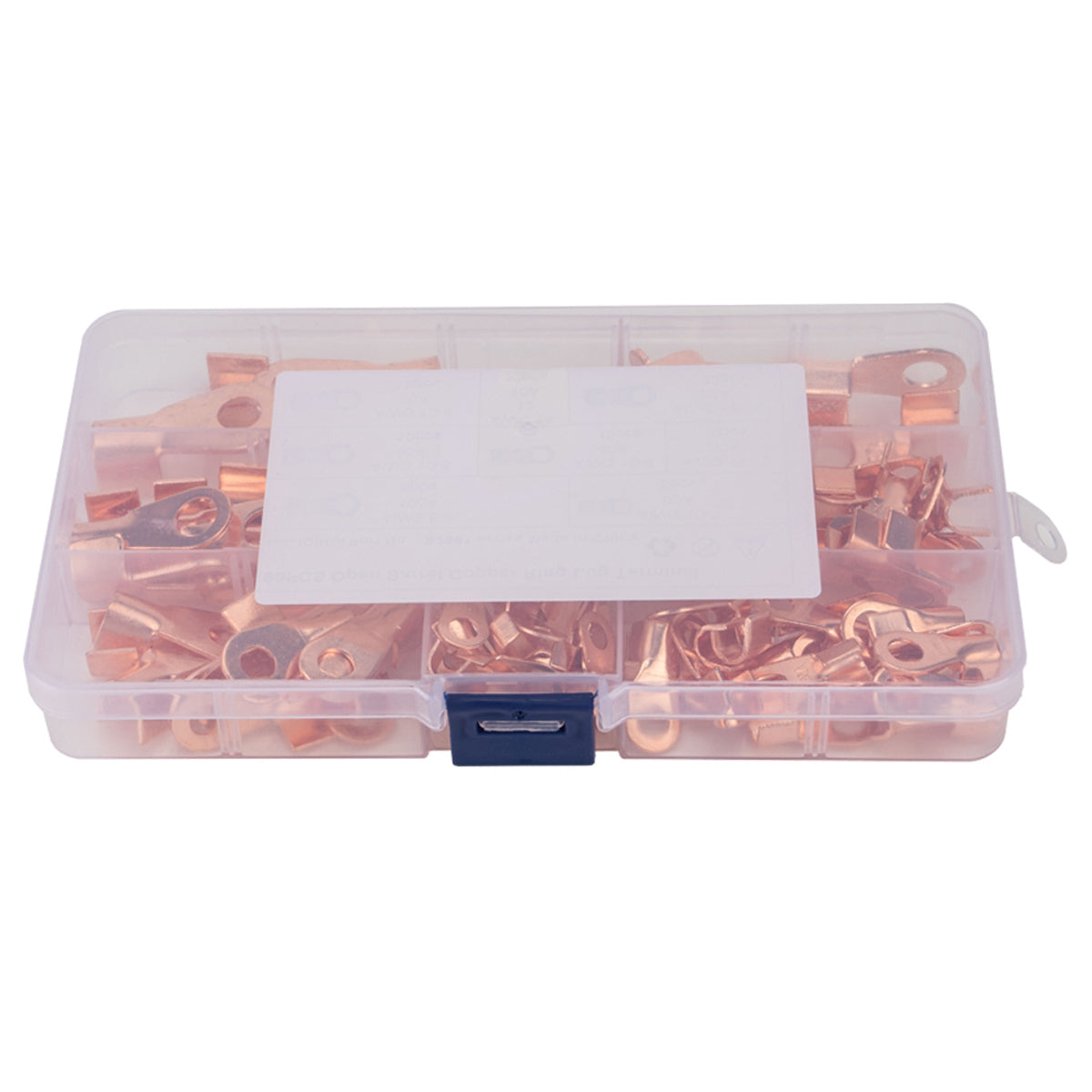 A2962 100Pcs 5A / 10A / 20A / 30A / 40A / 50A / 60A / 80A / 100A Open Barrel Terminals Cable Lugs Wire Crimp Copper Terminal Connectors