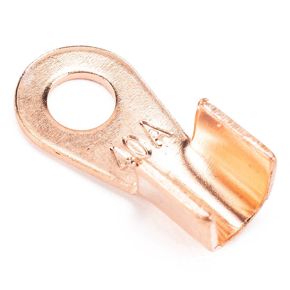 A2967 245Pcs / Set 5A / 10A / 20A / 30A / 40A / 50A / 60A / 100A Open Barrel Wire Crimp Lugs Copper Terminals Heat Shrink Tubing Assortment Kit with Storage Box