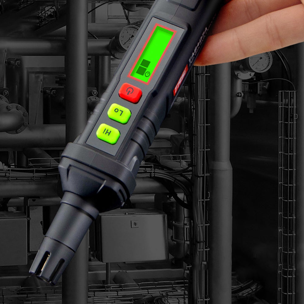 TASI TA8407A Gas Detector Handheld Pen Style Gas Detector Combustible Natural Gas Flammable Alarm Highly Sensitive Sensor
