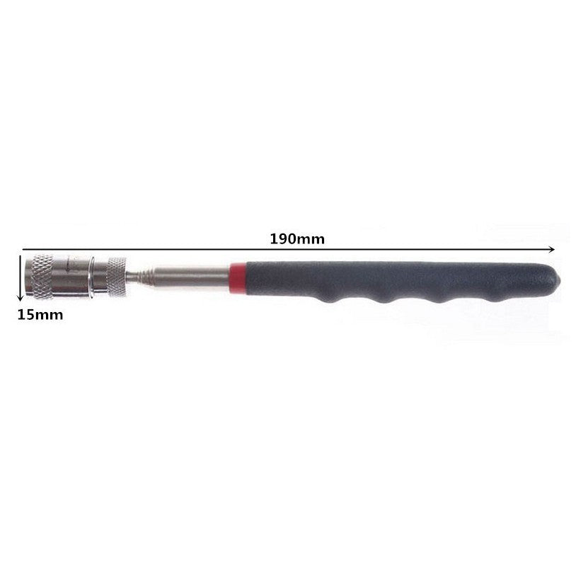 Magnetic Extendable Pick up Tool with LED Light for Finding Small Metal Items Iron Nails Screws