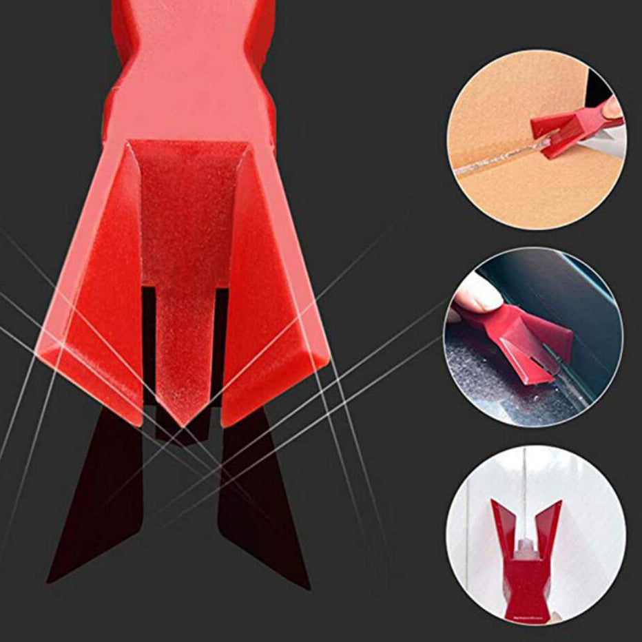 2Pcs Caulk Tools Kit Sealant Remover Shovel Glass Cement Caulking Scraper for Any Edge Angle Joint