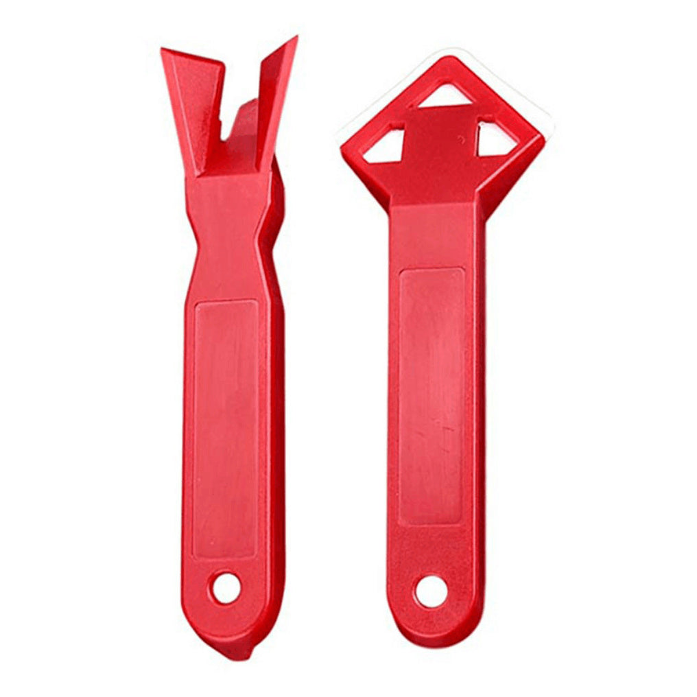 2Pcs Caulk Tools Kit Sealant Remover Shovel Glass Cement Caulking Scraper for Any Edge Angle Joint
