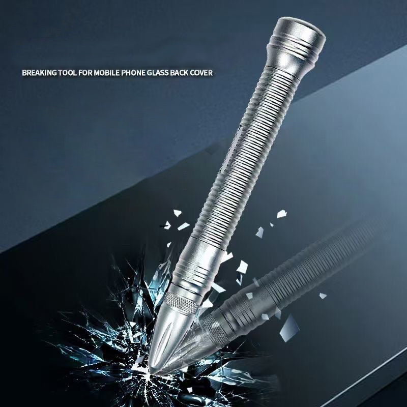 GYD-TE-795 Rear Housing Glass Break Crack Back Cover Camera Glass Lens Blasting Demolishing Pen for Smart Phone