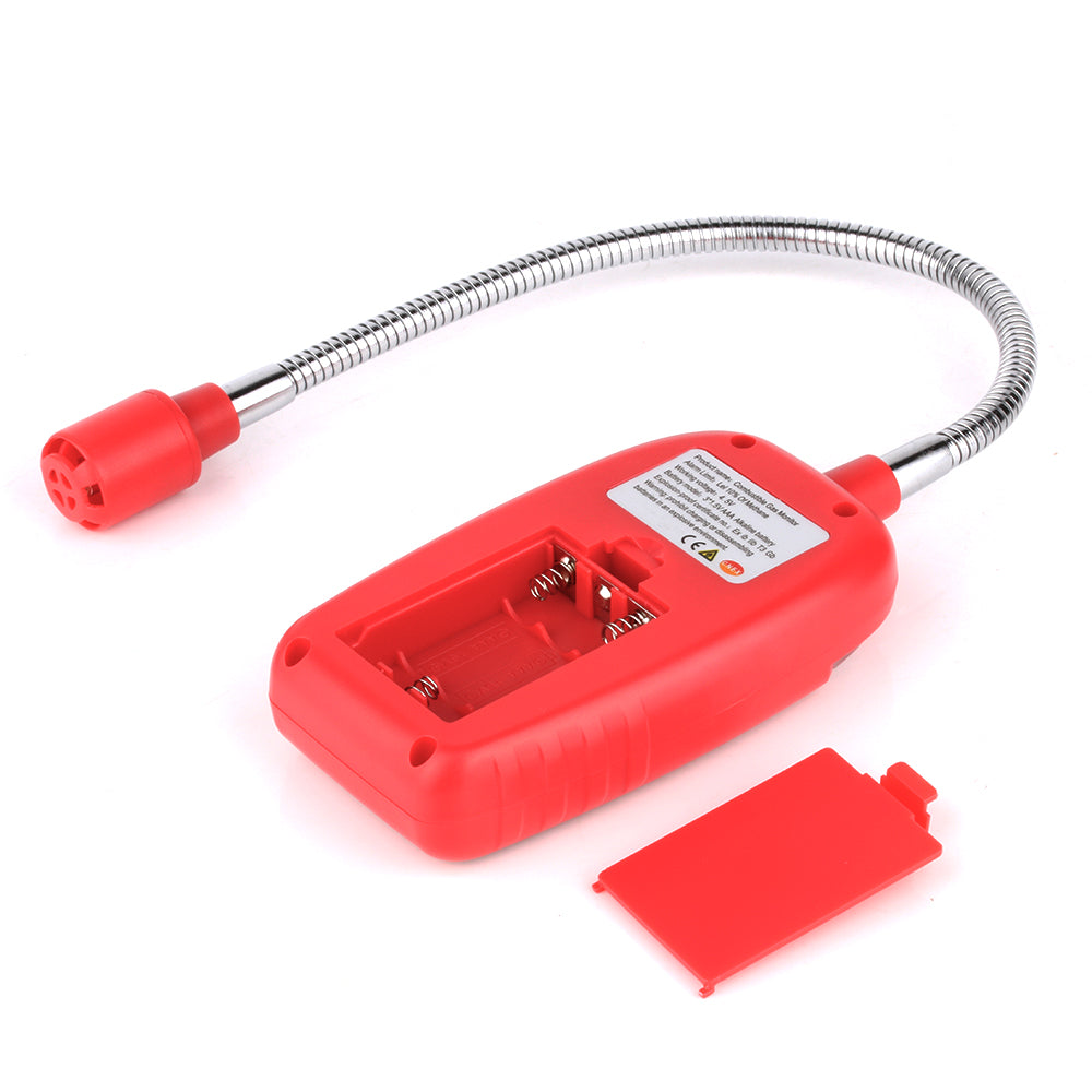 Uniqkart WT8820 Handheld Combustible Gas Detector Flammable Natural Gas Leakage Sensor Tester with Gooseneck Sensor