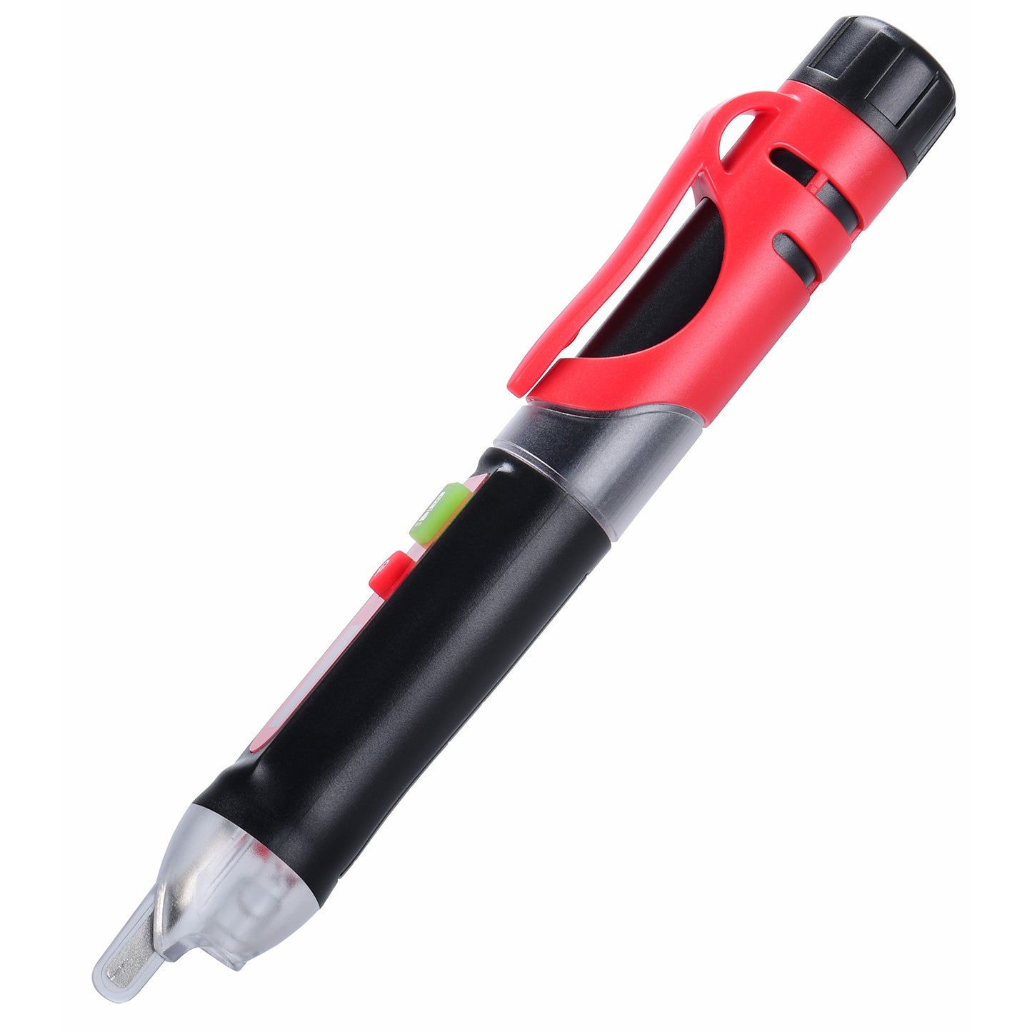 Uniqkart WT3010 AC Voltage Detector NCV Electric Tester Pen 12-1000V Handheld Breakpoint Finder with Flashlight/Alarm