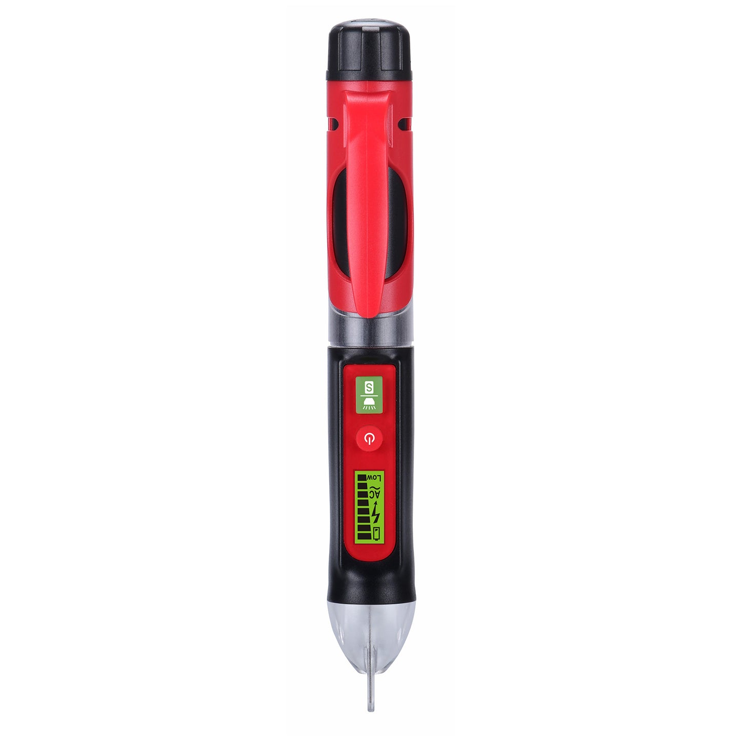 Uniqkart WT3010 AC Voltage Detector NCV Electric Tester Pen 12-1000V Handheld Breakpoint Finder with Flashlight/Alarm