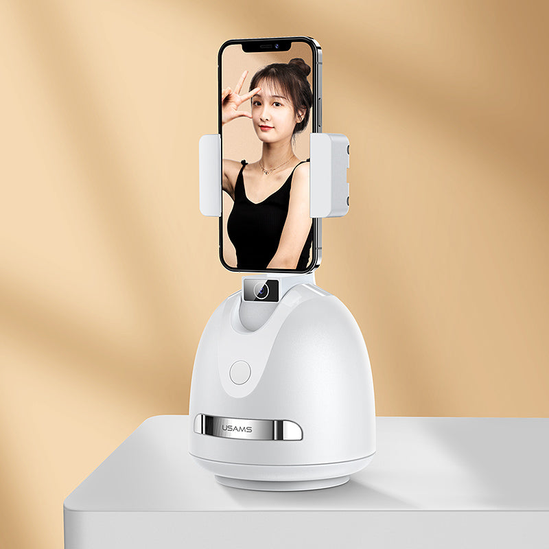 Uniqkart US-ZB239 Auto Face Tracking Gimbal Stabilizer Smart Shooting Holder 360 Rotary Phone Gimbal