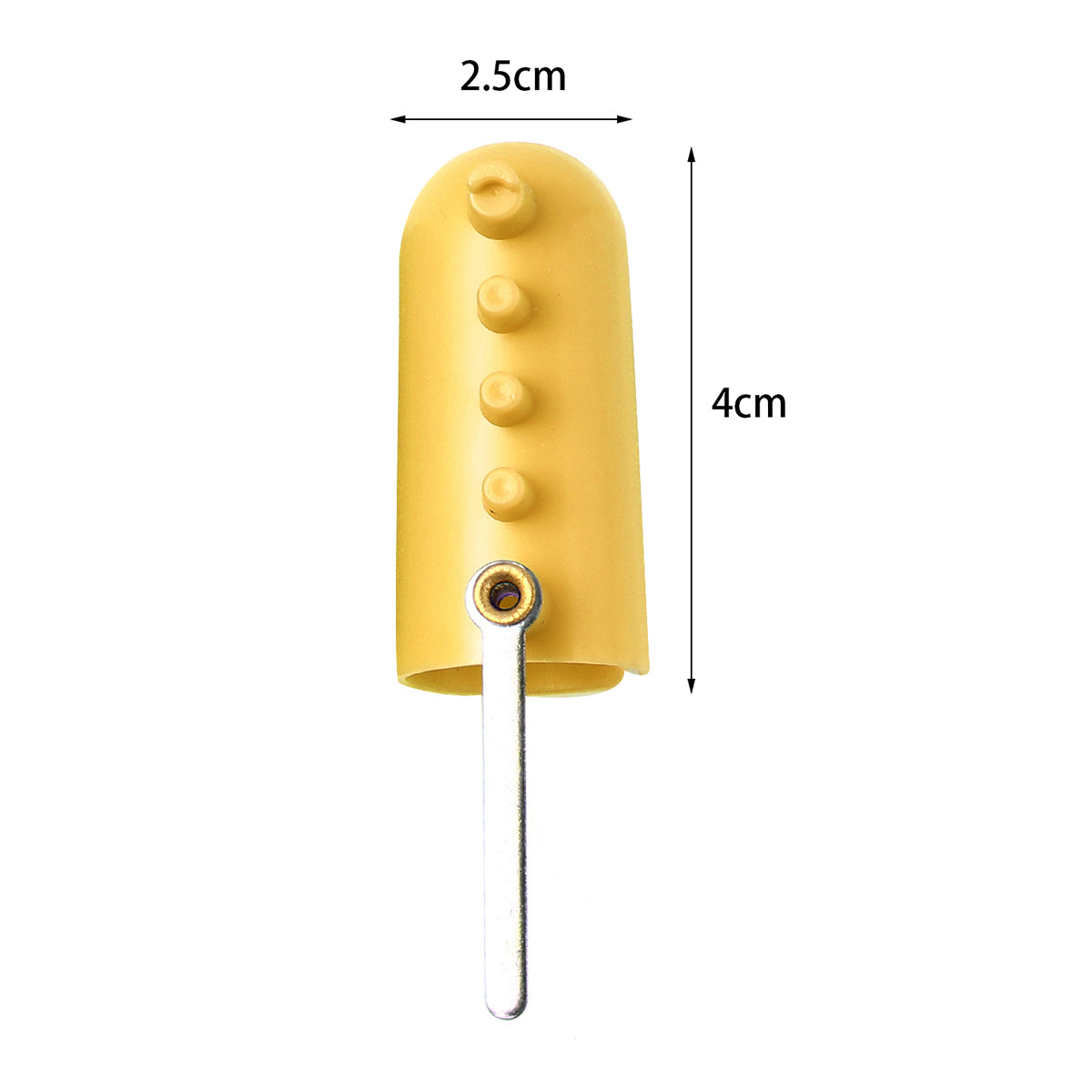 Knitting Machine Knitting Needle Thimble Braided Knuckle Jacquard Assistant Sewing Tool Accessories - Yellow
