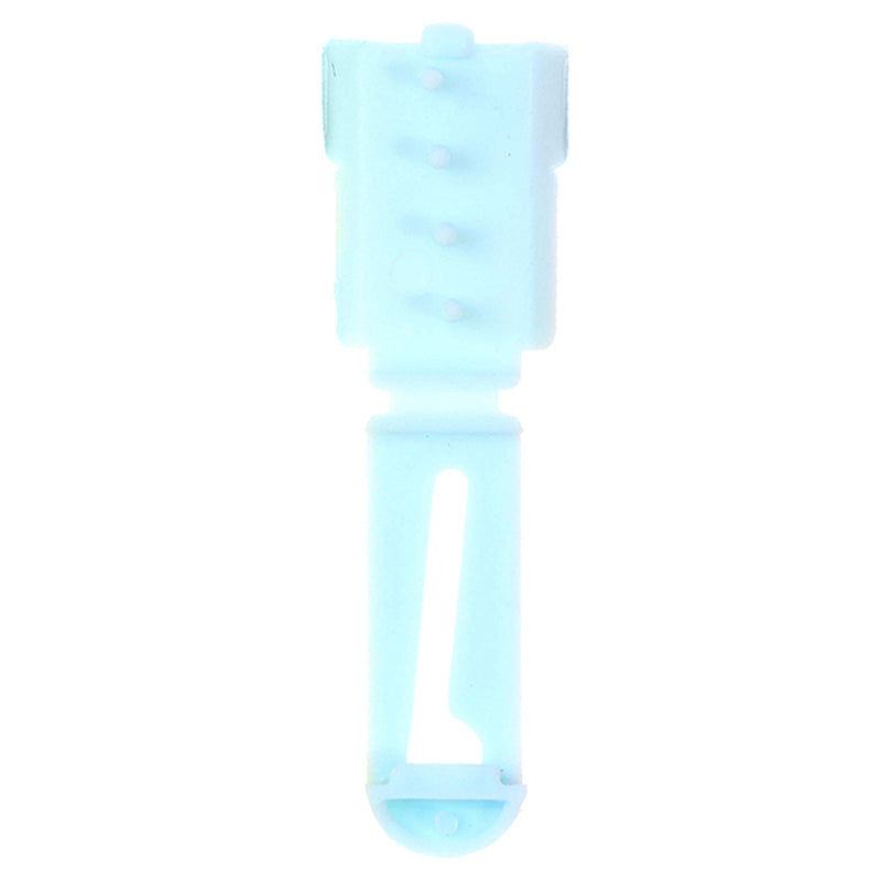 Plastic Finger Splitter Sweater Wool Knitting Tool 4 Yarn Guide Thimble Sewing Accessories - Baby Blue