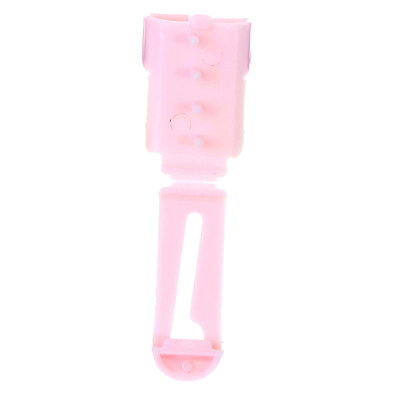 Plastic Finger Splitter Sweater Wool Knitting Tool 4 Yarn Guide Thimble Sewing Accessories - Light Pink