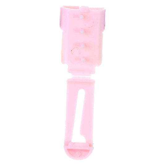 Plastic Finger Splitter Sweater Wool Knitting Tool 4 Yarn Guide Thimble Sewing Accessories - Light Pink