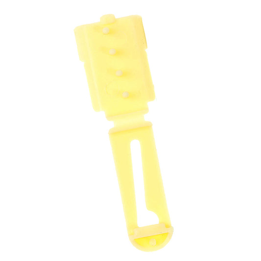 Plastic Finger Splitter Sweater Wool Knitting Tool 4 Yarn Guide Thimble Sewing Accessories - Light Yellow