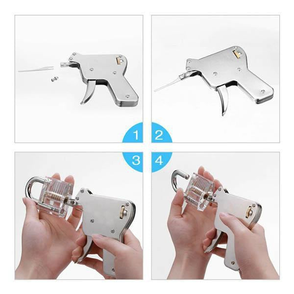 YG21708 6Pcs DIY Training Lock Tool Set Assembly Stainless Steel Lock Pick Training Kit