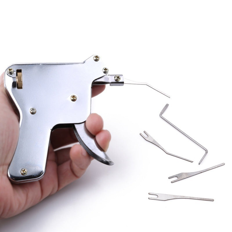 YG21708 6Pcs DIY Training Lock Tool Set Assembly Stainless Steel Lock Pick Training Kit