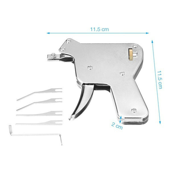 YG21708 6Pcs DIY Training Lock Tool Set Assembly Stainless Steel Lock Pick Training Kit