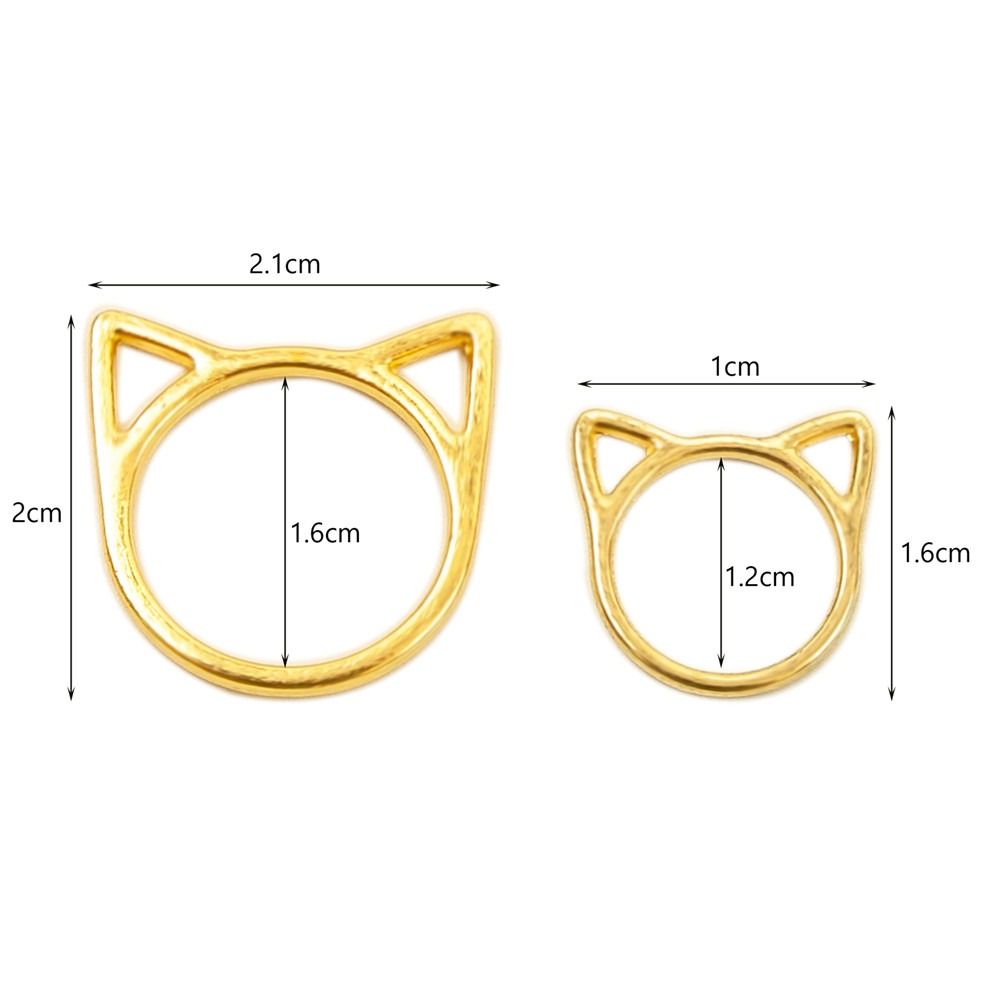 30Pcs Metal Knitting Crochet Locking Stitch Markers Cat Ears Crochet Latching Needle Clip DIY Weaving Knitting Sewing Tool