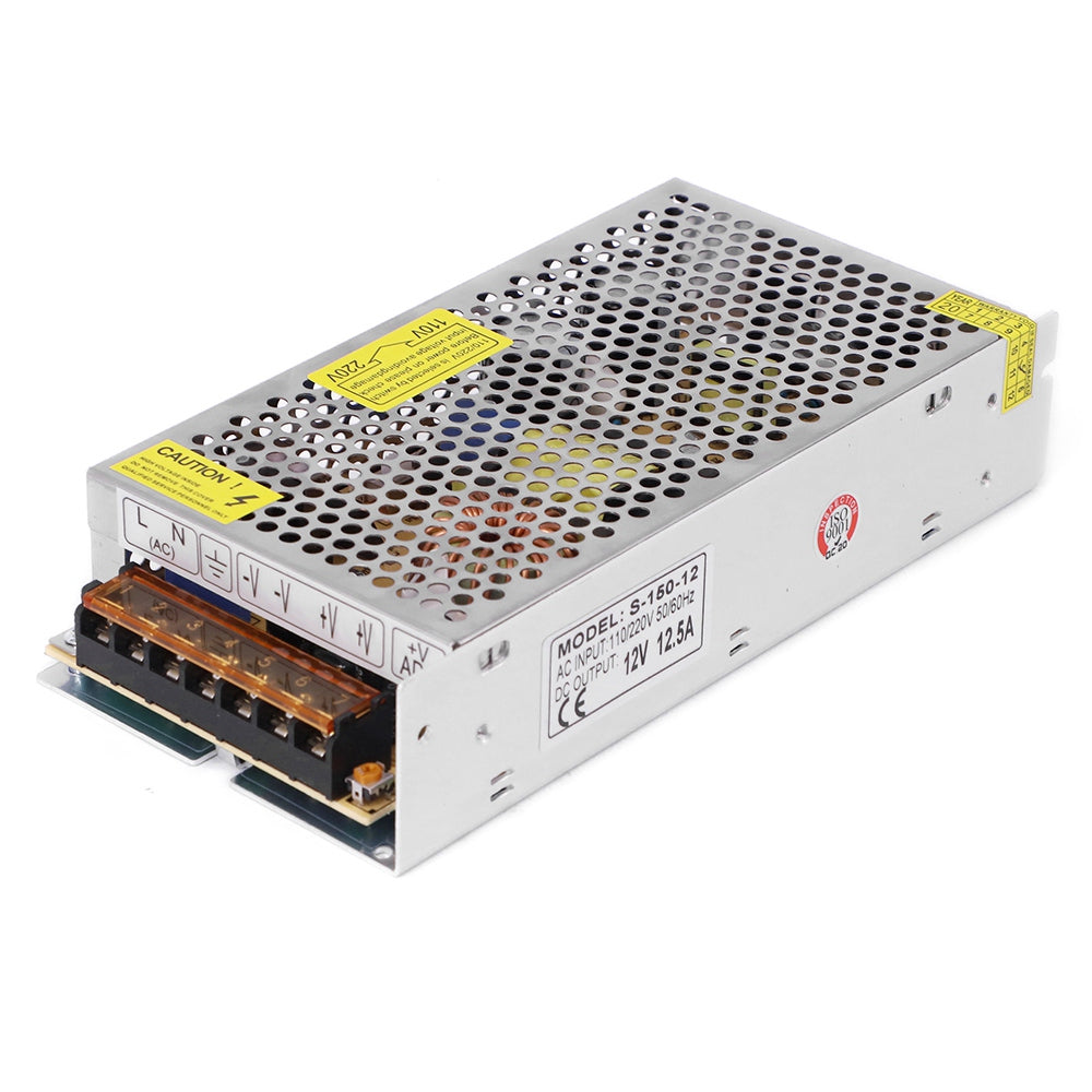 S-150-12 12V 12.5A 150W Monitor Lighting LED Strip Driver Power Supply Power Switch