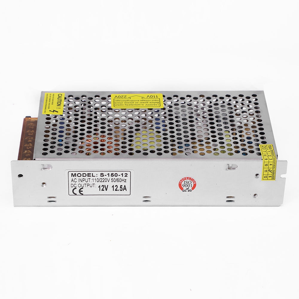 S-150-12 12V 12.5A 150W Monitor Lighting LED Strip Driver Power Supply Power Switch