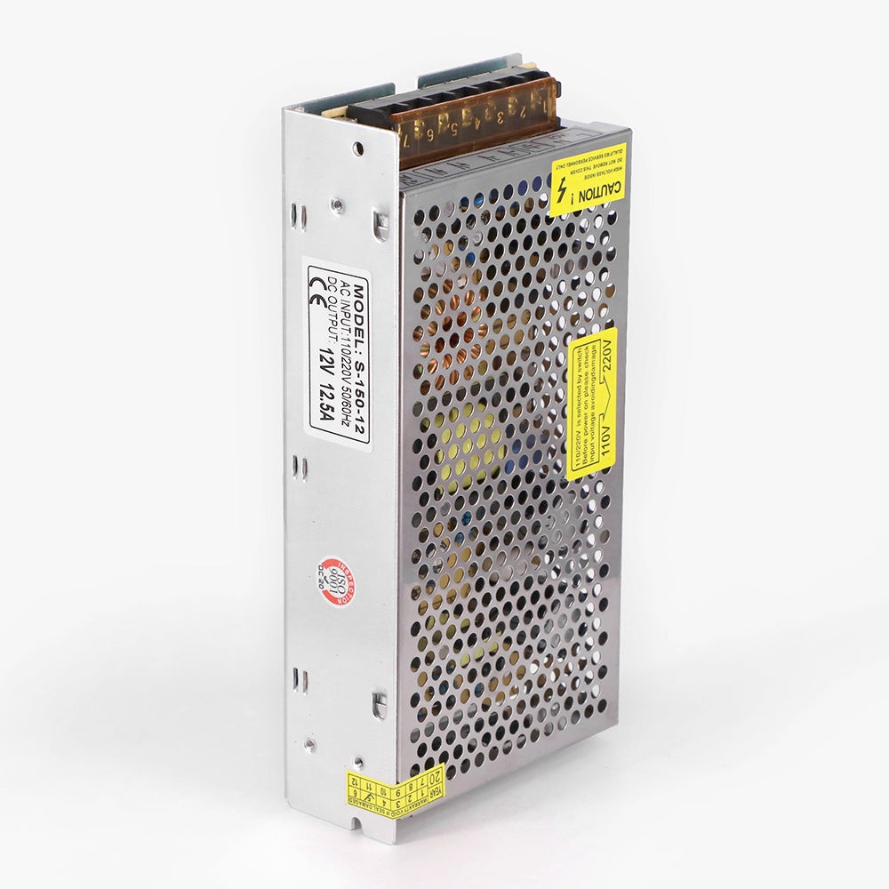 S-150-12 12V 12.5A 150W Monitor Lighting LED Strip Driver Power Supply Power Switch