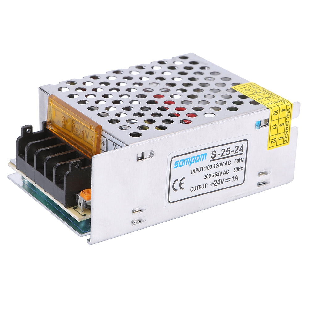 S-25-24 24V 1A 25W Power Supply LED Strip Driver DC Voltage Transformer Power Switch