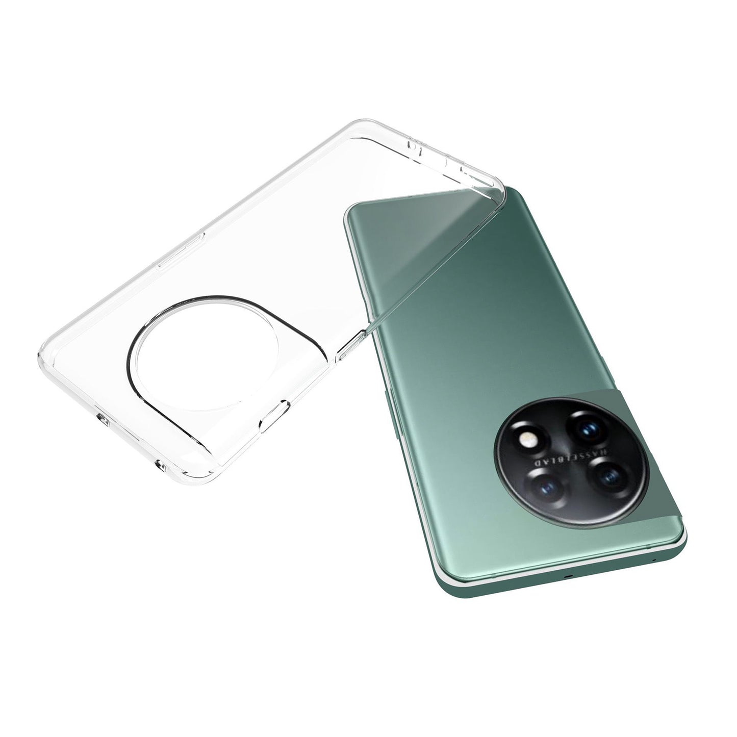 For OnePlus 11 5G Crystal Clear Phone Case Drop Protection Soft TPU Slim Fit Cover