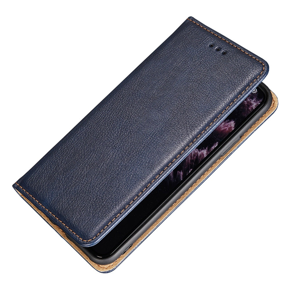 Magnetic Phone Case For OnePlus 11 5G, PU Leather Protective Anti-scratch Cell Phone Cover with Wallet Stand - Blue