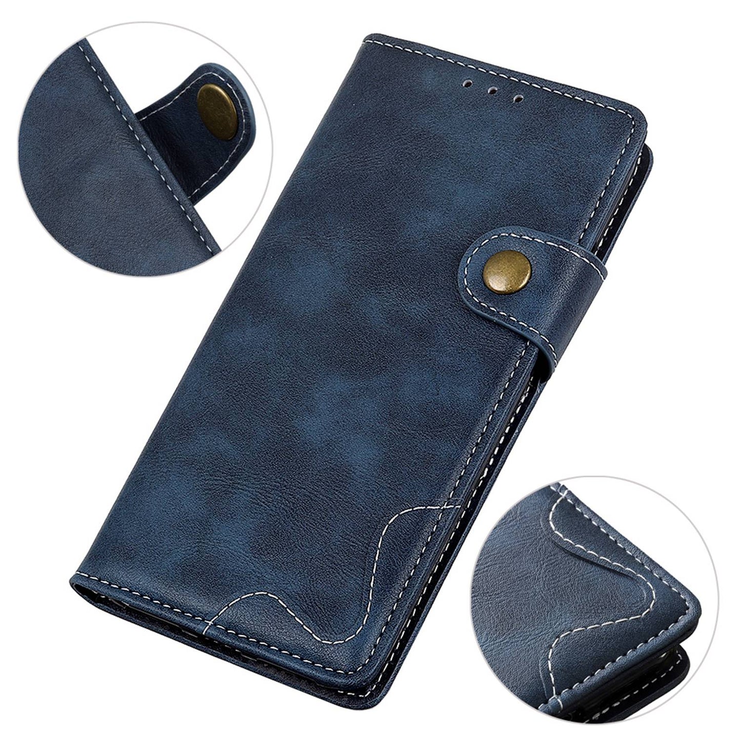 For OnePlus 11 5G S-shaped Texture Phone Case Stand Wallet Protective Cell Phone Flip Cover - Blue