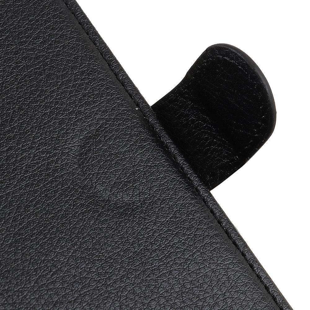 For OnePlus 11 5G Mobile Phone Case Litchi Texture PU Leather Wallet Stand Full Protection Cover - Black