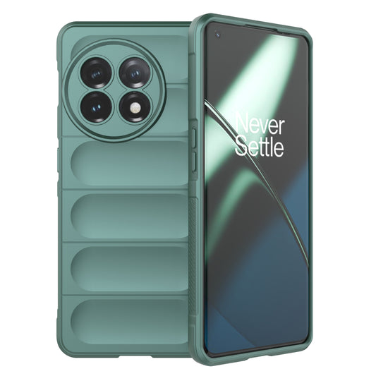 For OnePlus 11 5G Anti-scratch TPU Phone Case Rugged Back Protective Cell Phone Cover - Green