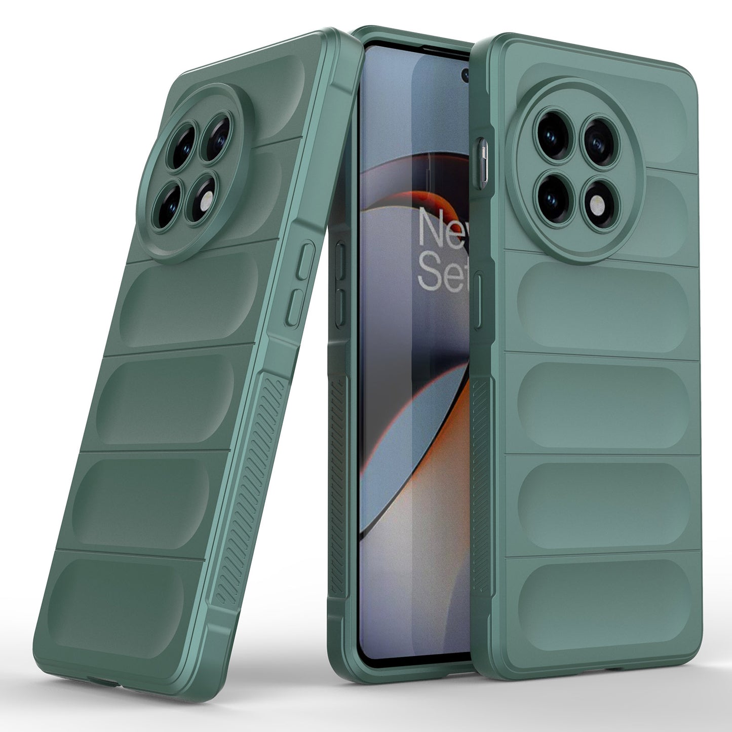 Anti-drop TPU Phone Case For OnePlus Ace 2 5G / 11R 5G Rugged Phone Back Cover - Green