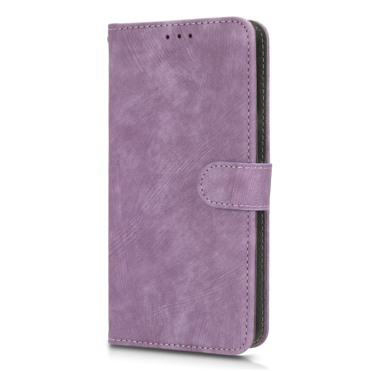 PU Leather Phone Case For OnePlus 11 5G Wallet Stand Protective Flip Phone Cover with RFID Blocking Protection - Purple
