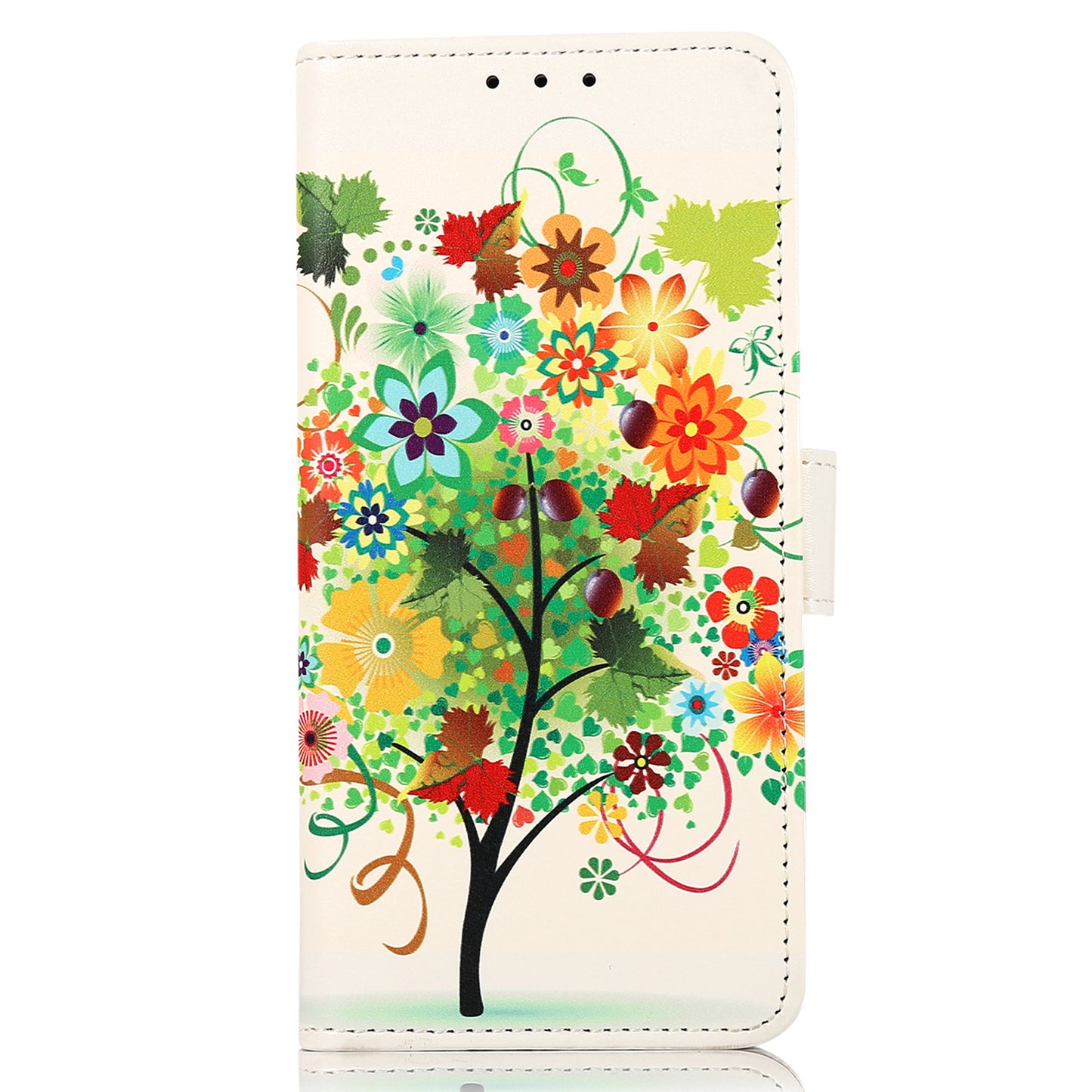 For OnePlus Ace 2 5G / 11R 5G Pattern Printing Phone Case Wallet Stand PU Leather Protective Phone Cover - Fruit Tree