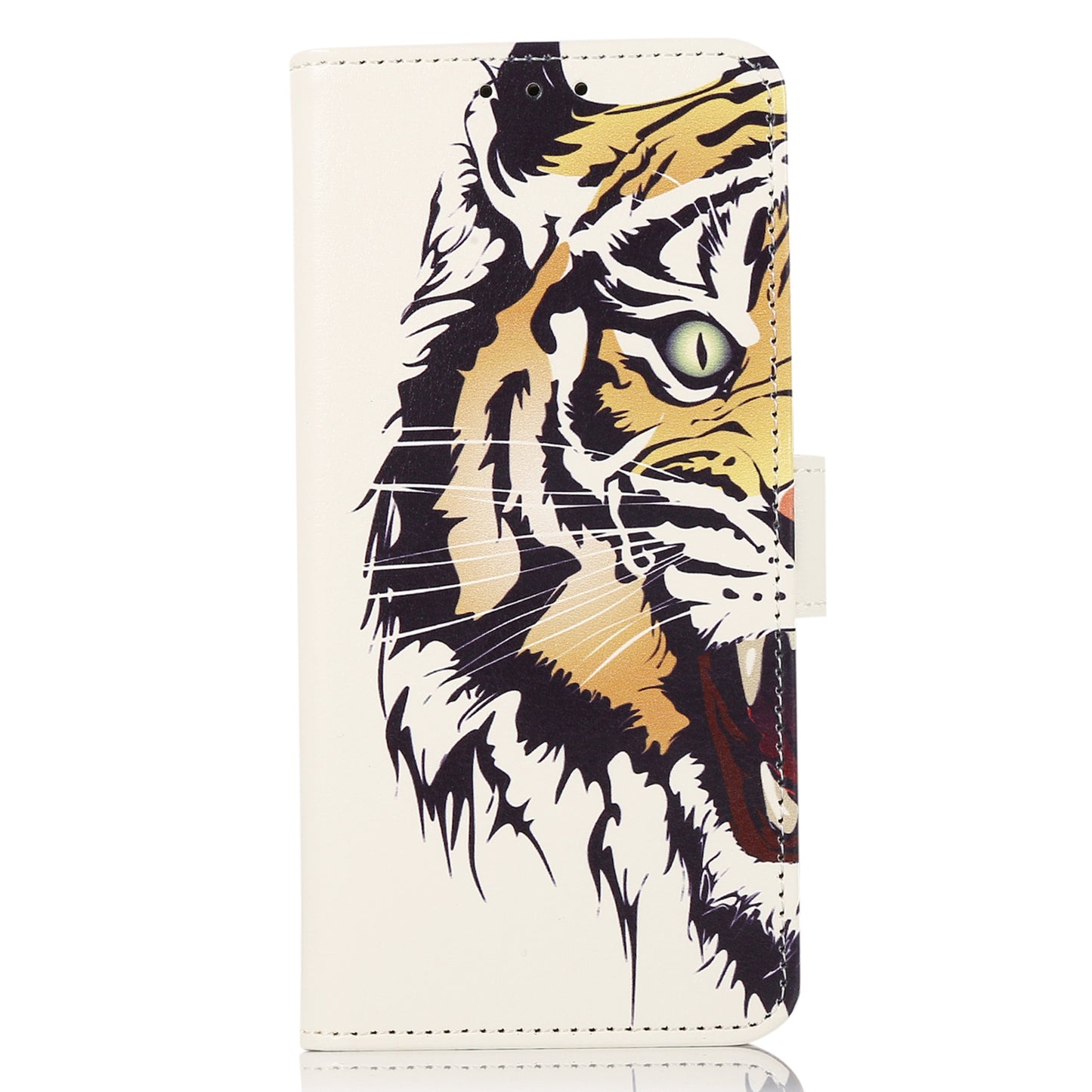 For OnePlus Ace 2 5G / 11R 5G Pattern Printing Phone Case Wallet Stand PU Leather Protective Phone Cover -  Tiger