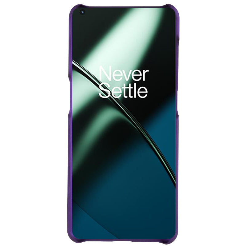 For OnePlus 11 5G Rubberized Texture Phone Case Hard PC Anti-fingerprints Phone Cover - Purple