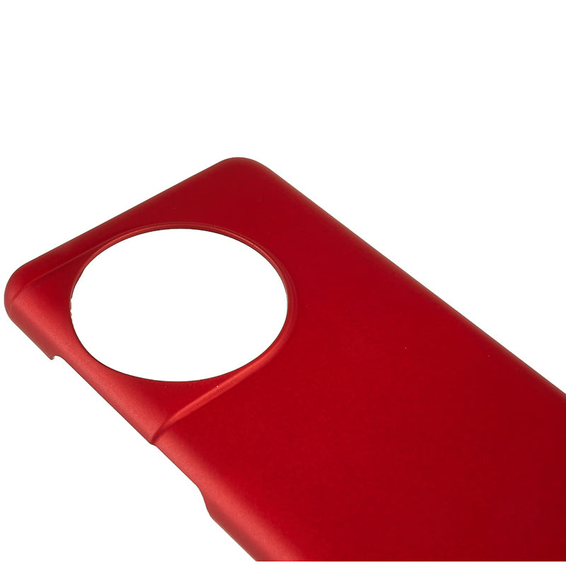 For OnePlus 11 5G Rubberized Texture Phone Case Hard PC Anti-fingerprints Phone Cover - Red