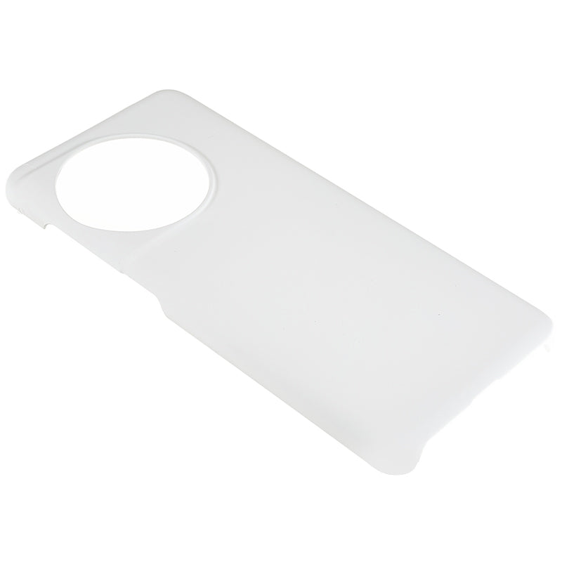 For OnePlus 11 5G Rubberized Texture Phone Case Hard PC Anti-fingerprints Phone Cover - White