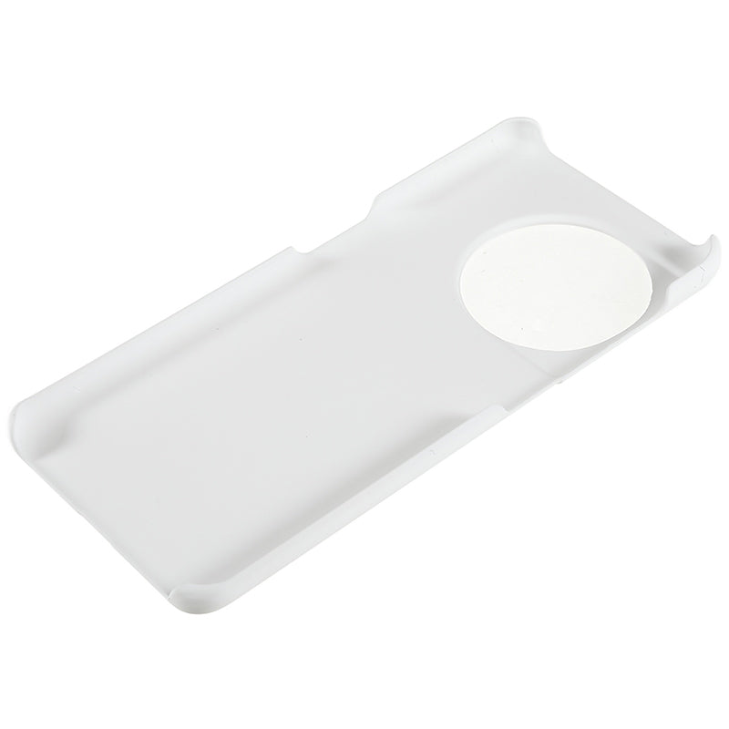 For OnePlus 11 5G Rubberized Texture Phone Case Hard PC Anti-fingerprints Phone Cover - White