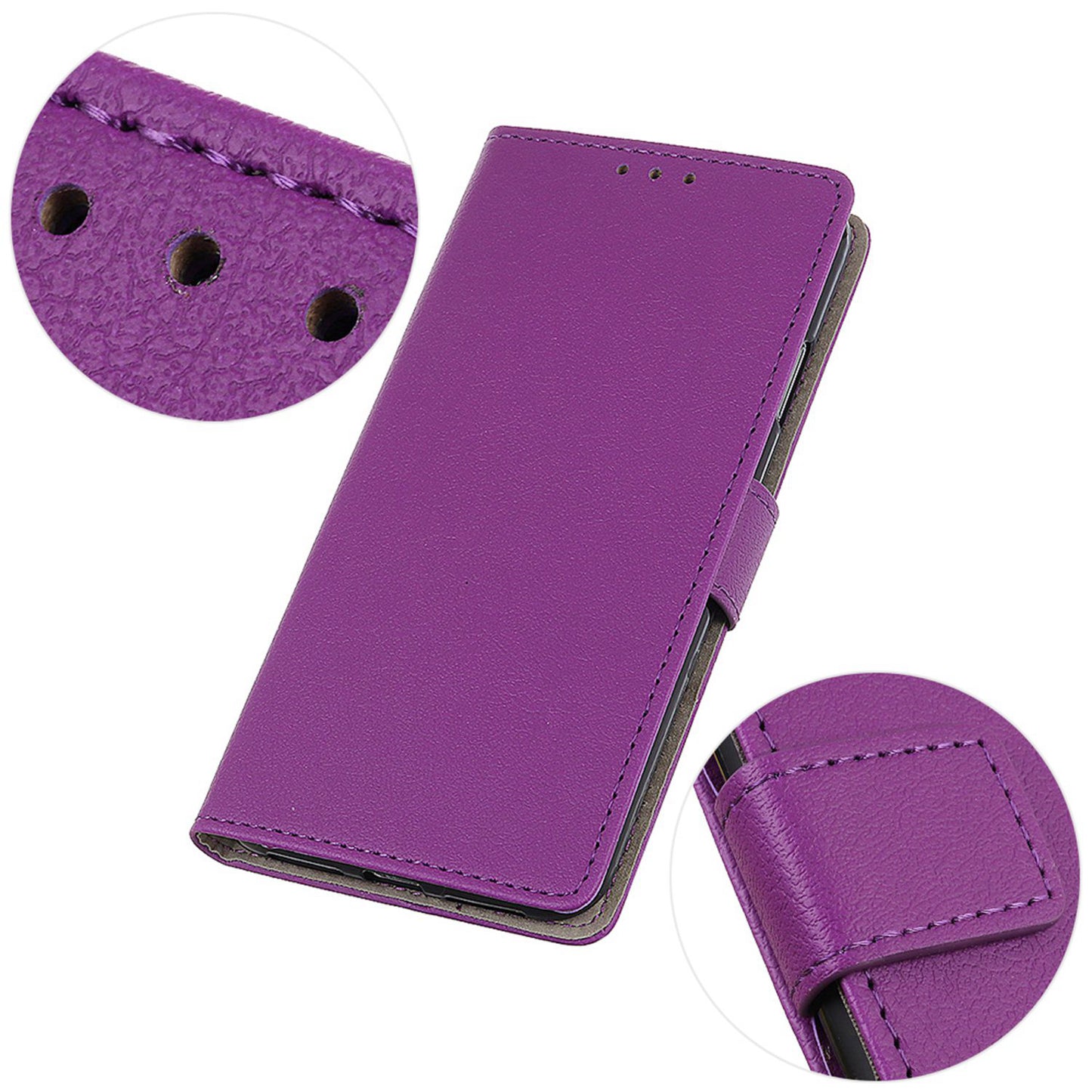 For OnePlus Ace 2 5G / 11R 5G PU Leather Phone Wallet Case Stand Magnetic Clasp Phone Cover - Purple