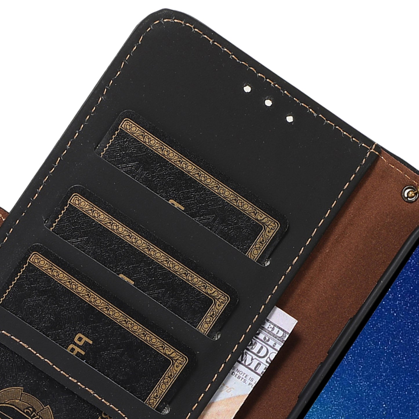 For OnePlus Ace 2 5G / 11R 5G Phone Case Genuine Cow Leather Wallet RFID Blocking Stand Magnetic Flip Cover - Black