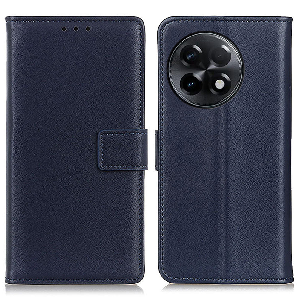 For OnePlus Ace 2 5G / 11R 5G PU Leather Wallet Phone Stand Case Protective Cellphone Cover - Blue