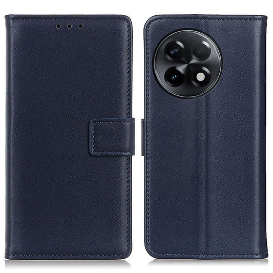 For OnePlus Ace 2 5G / 11R 5G PU Leather Wallet Phone Stand Case Protective Cellphone Cover - Blue