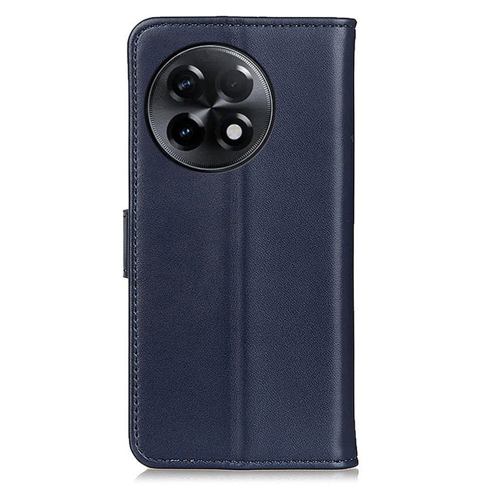 For OnePlus Ace 2 5G / 11R 5G PU Leather Wallet Phone Stand Case Protective Cellphone Cover - Blue