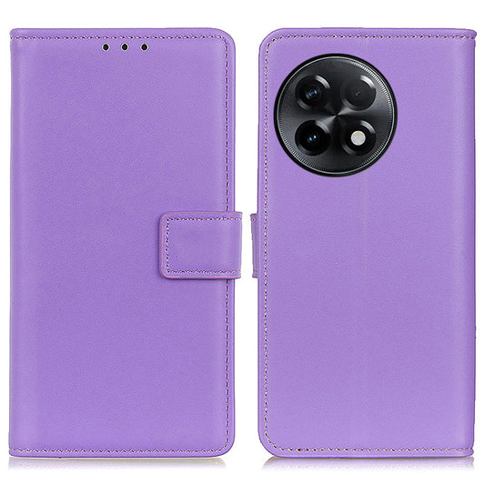 For OnePlus Ace 2 5G / 11R 5G PU Leather Wallet Phone Stand Case Protective Cellphone Cover - Purple