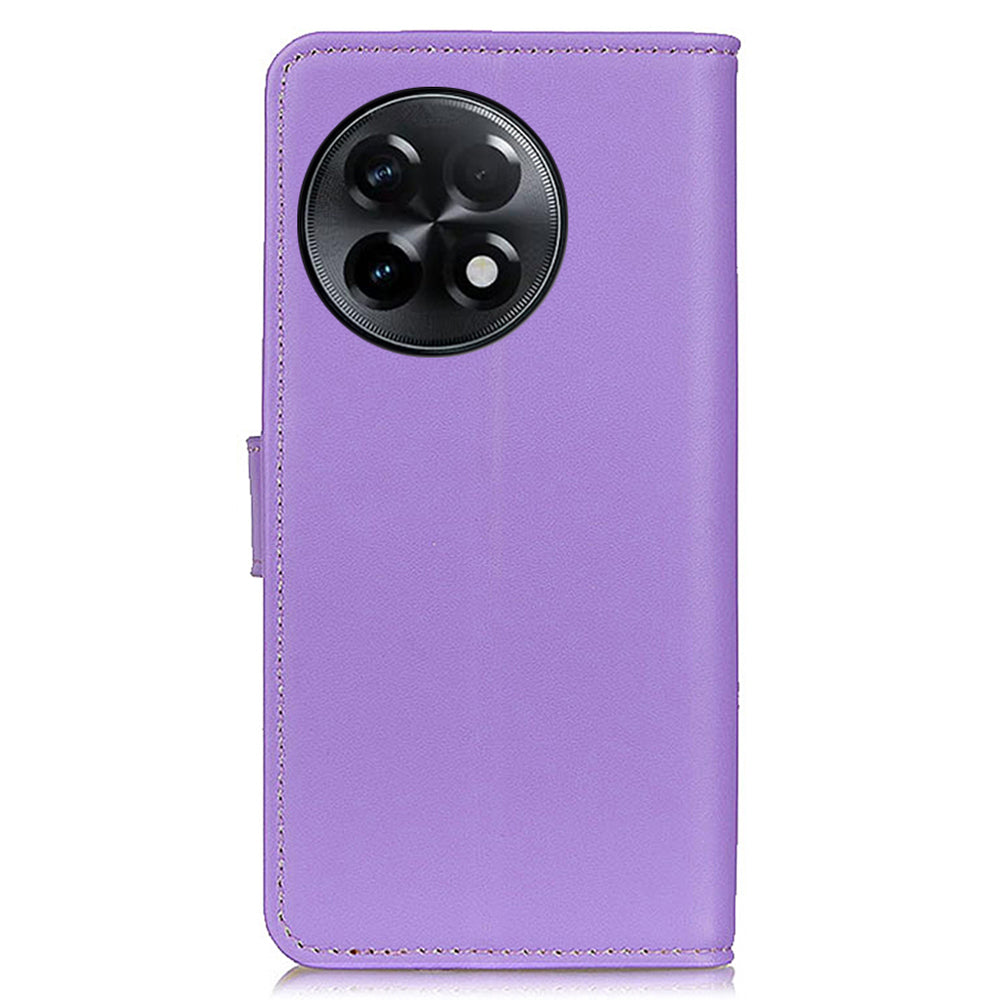For OnePlus Ace 2 5G / 11R 5G PU Leather Wallet Phone Stand Case Protective Cellphone Cover - Purple