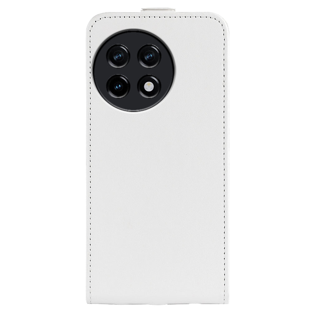 Vertical Flip Cover for OnePlus Ace 2 5G / 11R 5G , Crazy Horse Texture Leather Card Slot Case - White