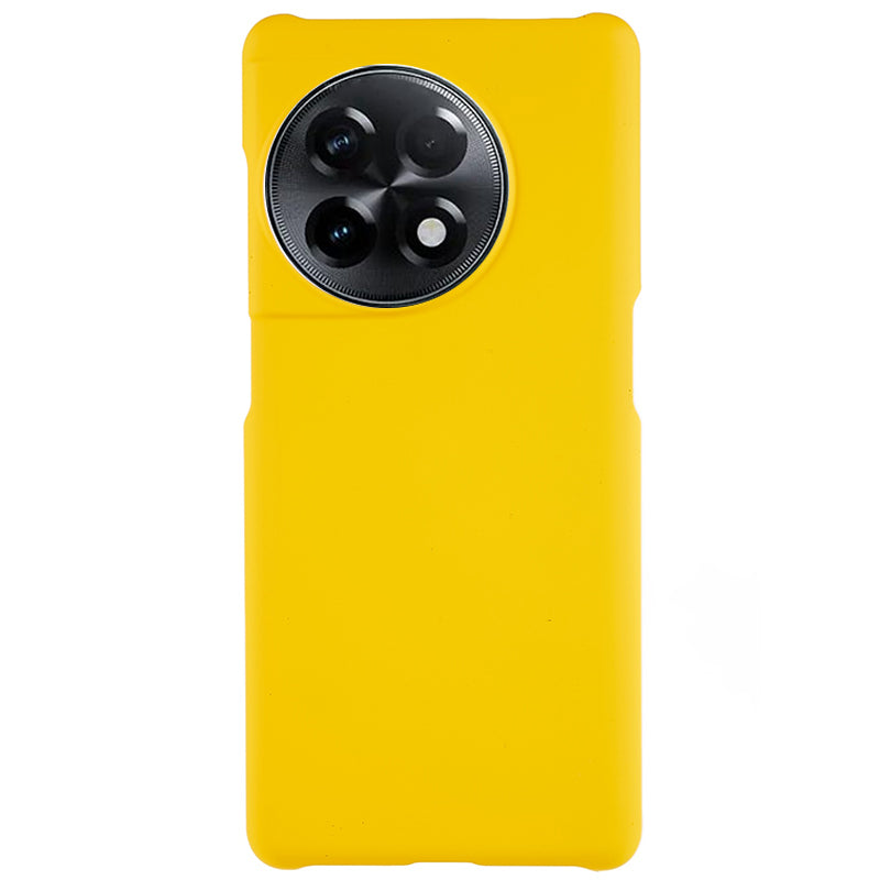 For OnePlus Ace 2 5G / 11R 5G Rubberized Hard PC Phone Case Anti-Scratch Back Phone Cover - Yellow