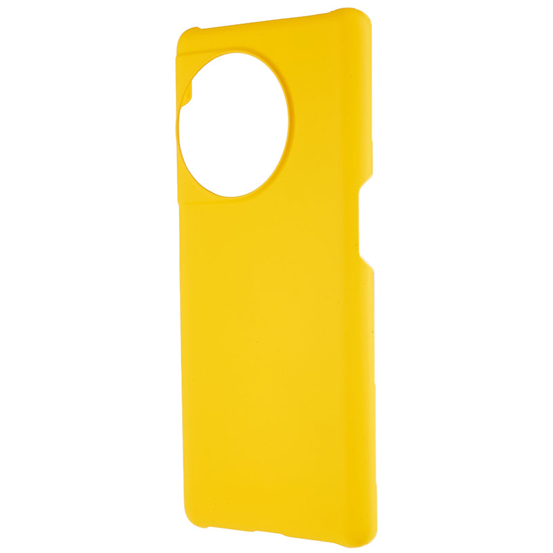 For OnePlus Ace 2 5G / 11R 5G Rubberized Hard PC Phone Case Anti-Scratch Back Phone Cover - Yellow